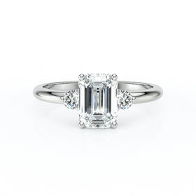 Bague trilogie diamant Coucher de Soleil - 10