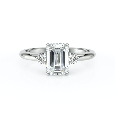 Bague trilogie diamant Coucher de Soleil - 7
