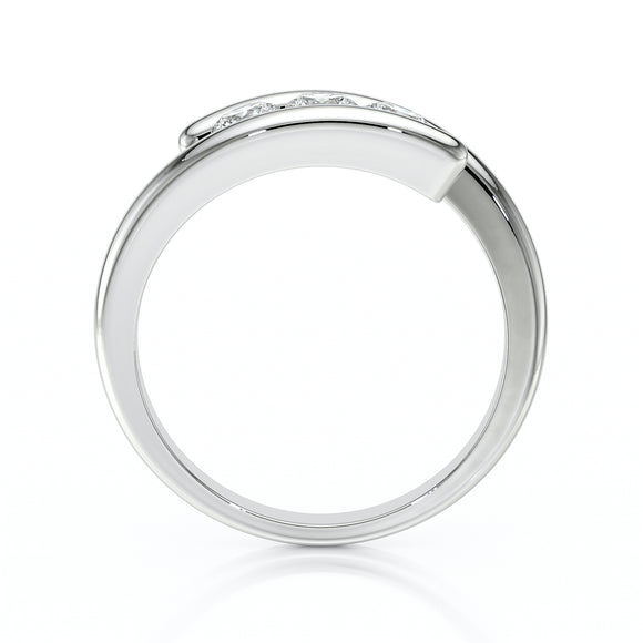 Bague trilogie émeraude Main dans la Main - 5