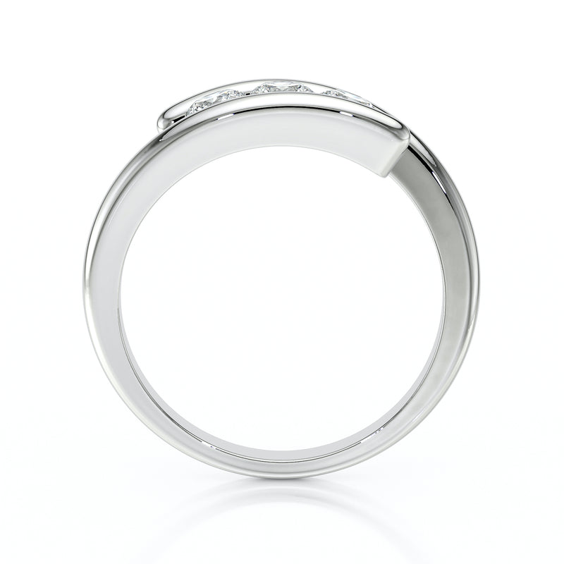 Bague trilogie saphir Main dans la Main - 5