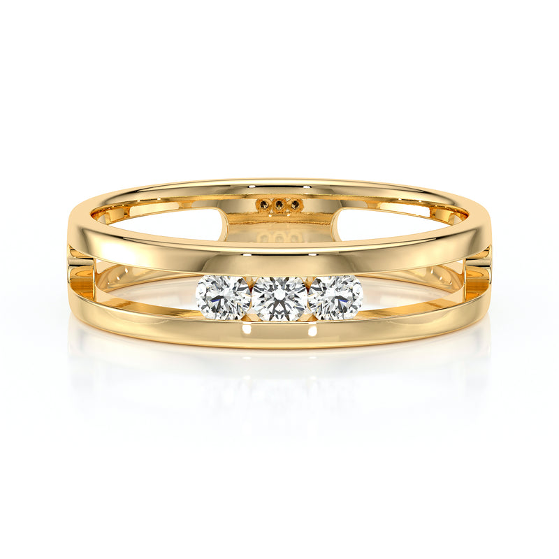 Bague trilogie saphir Premier Pas - 2