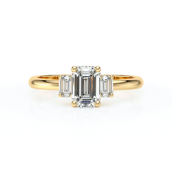 Bague trilogie diamant Premier Pas - 5