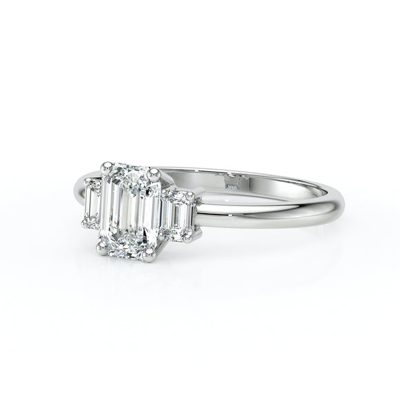 Bague trilogie diamant Premier Pas - 5