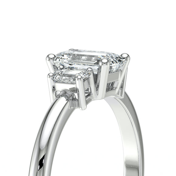 Bague trilogie diamant Premier Pas - 5
