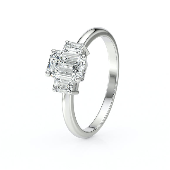 Bague trilogie diamant Premier Pas - 5
