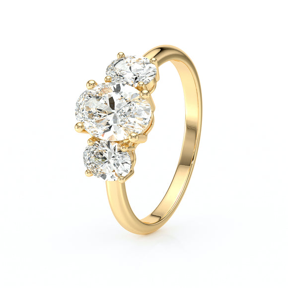 Bague trilogie diamant Premier Pas - 6
