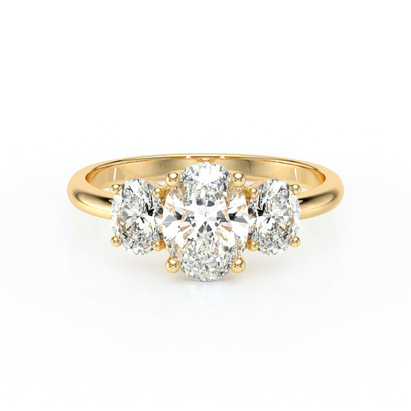Bague trilogie diamant Premier Pas - 6