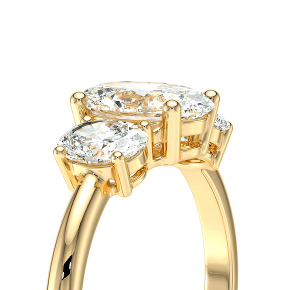 Bague trilogie diamant Premier Pas - 6