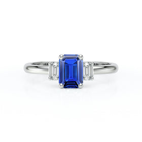 Bague trilogie saphir et diamant Premier Pas - 5