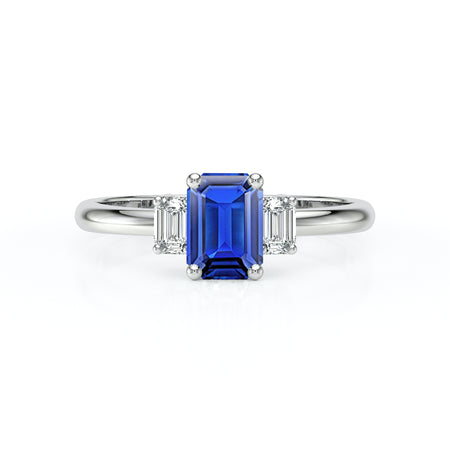 Bague trilogie saphir et diamant Premier Pas - 5