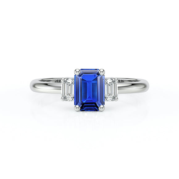 Bague trilogie saphir et diamant Premier Pas - 5
