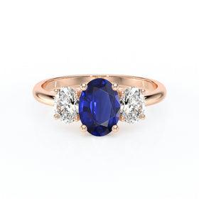 Bague trilogie saphir et diamant Premier Pas - 6
