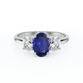 Bague trilogie saphir et diamant Premier Pas - 6