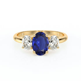 Bague trilogie saphir et diamant Premier Pas - 6