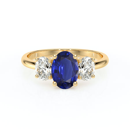 Bague trilogie saphir et diamant Premier Pas - 6