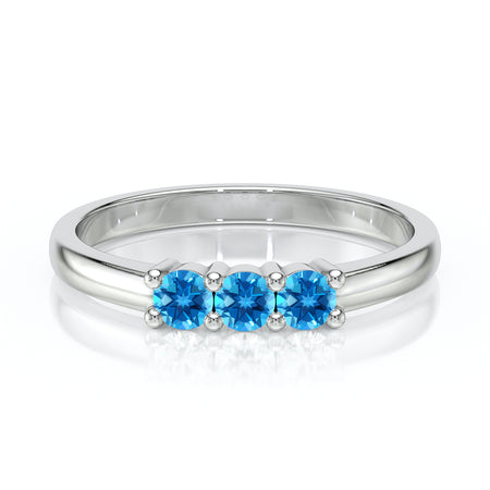 Bague trilogie topaze Coucher de Soleil - 3