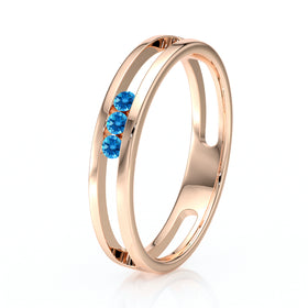 Bague trilogie topaze Premier Pas - 3