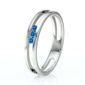 Bague trilogie topaze Premier Pas - 3