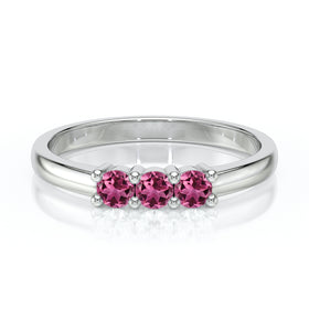 Bague trilogie tourmaline Coucher de Soleil - 3