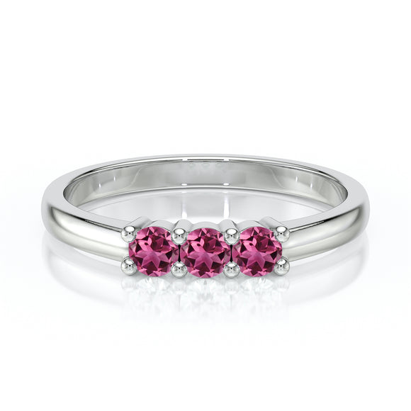 Bague trilogie tourmaline Coucher de Soleil - 3
