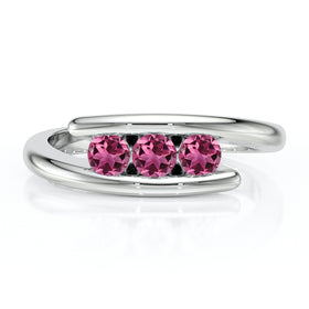Bague trilogie tourmaline Main dans la Main - 5