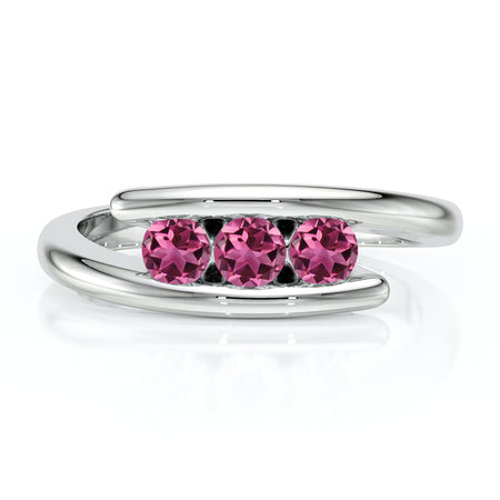 Bague trilogie tourmaline Main dans la Main - 5