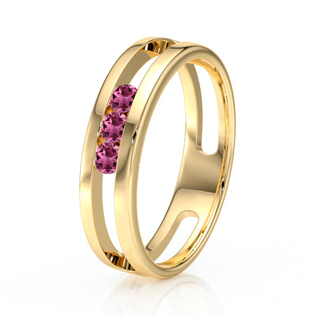 Bague trilogie tourmaline Premier Pas - 2