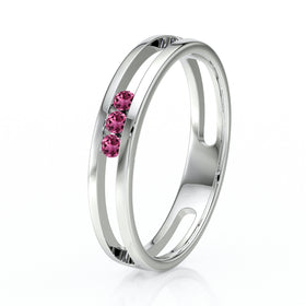 Bague trilogie tourmaline Premier Pas - 3