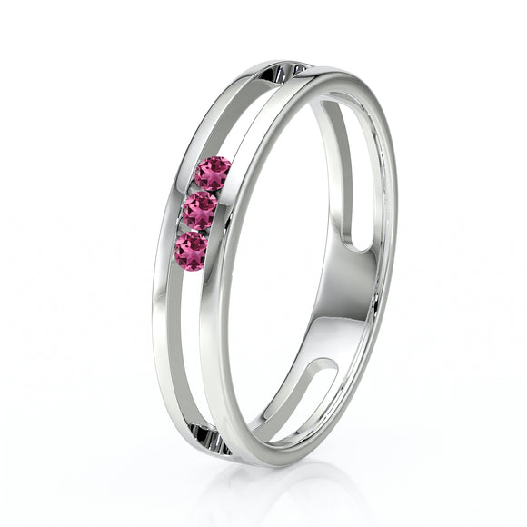 Bague trilogie tourmaline Premier Pas - 3
