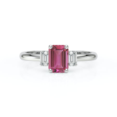 Bague trilogie tourmaline et diamant Premier Pas - 5