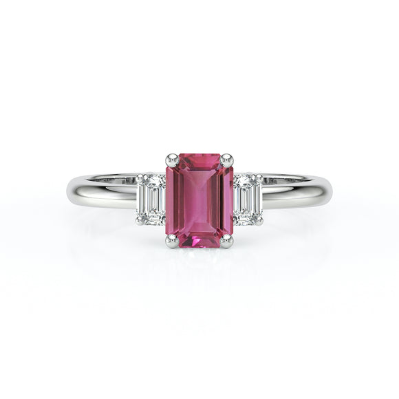 Bague trilogie tourmaline et diamant Premier Pas - 5