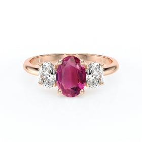 Bague trilogie tourmaline et diamant Premier Pas - 6