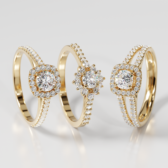 Bague entourage diamant Pour la Vie - 8