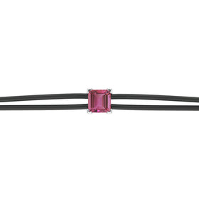Bracelet cordon tourmaline Lune de Miel - 6