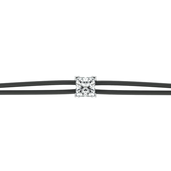 Bracelet cordon diamant Lune de Miel - 6