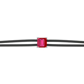 Bracelet cordon rubis Lune de Miel - 6