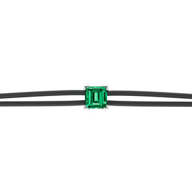 Bracelet cordon émeraude Lune de Miel - 6