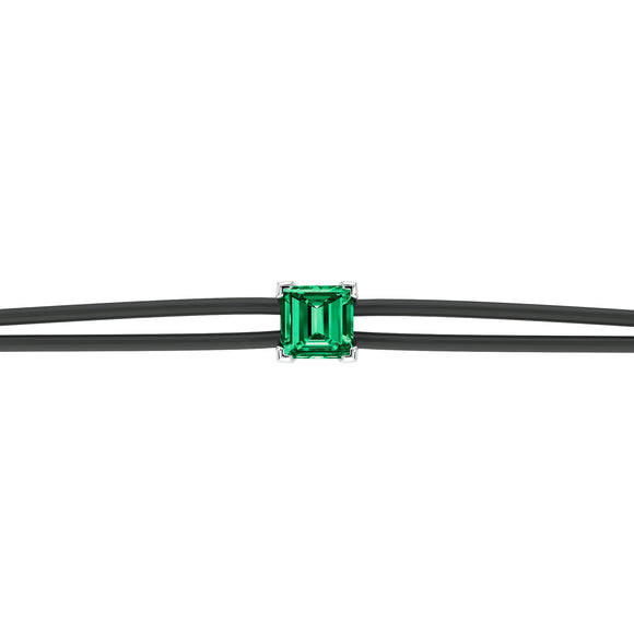 Bracelet cordon émeraude Lune de Miel - 6