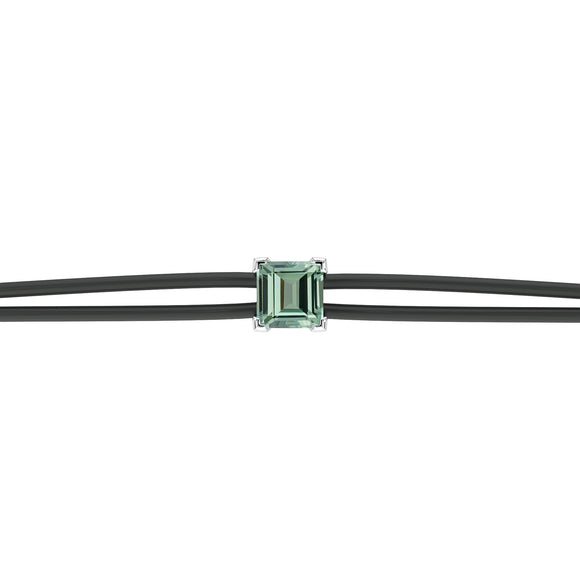 Bracelet cordon saphir vert Lune de Miel - 6