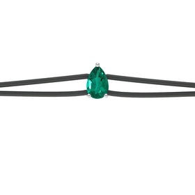Bracelet cordon émeraude Lune de Miel - 4