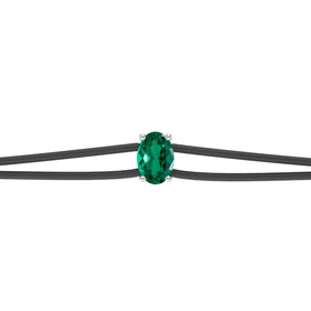 Bracelet cordon émeraude Lune de Miel - 5