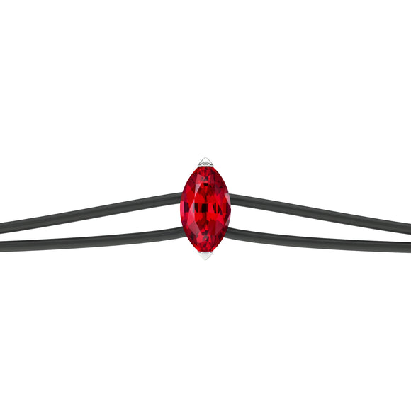 Bracelet cordon rubis Lune de Miel - 2