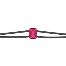 Bracelet cordon rubis Lune de Miel - 3