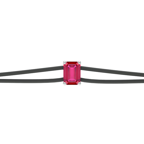 Bracelet cordon rubis Lune de Miel - 3