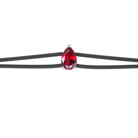 Bracelet cordon rubis Lune de Miel - 4