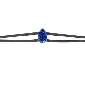 Bracelet cordon saphir Lune de Miel - 4