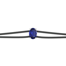 Bracelet cordon saphir Lune de Miel - 5