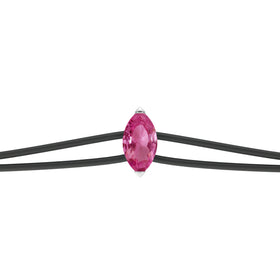 Bracelet cordon saphir rose Lune de Miel - 2