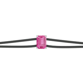 Bracelet cordon saphir rose Lune de Miel - 3