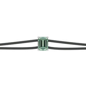 Bracelet cordon saphir vert Lune de Miel - 3